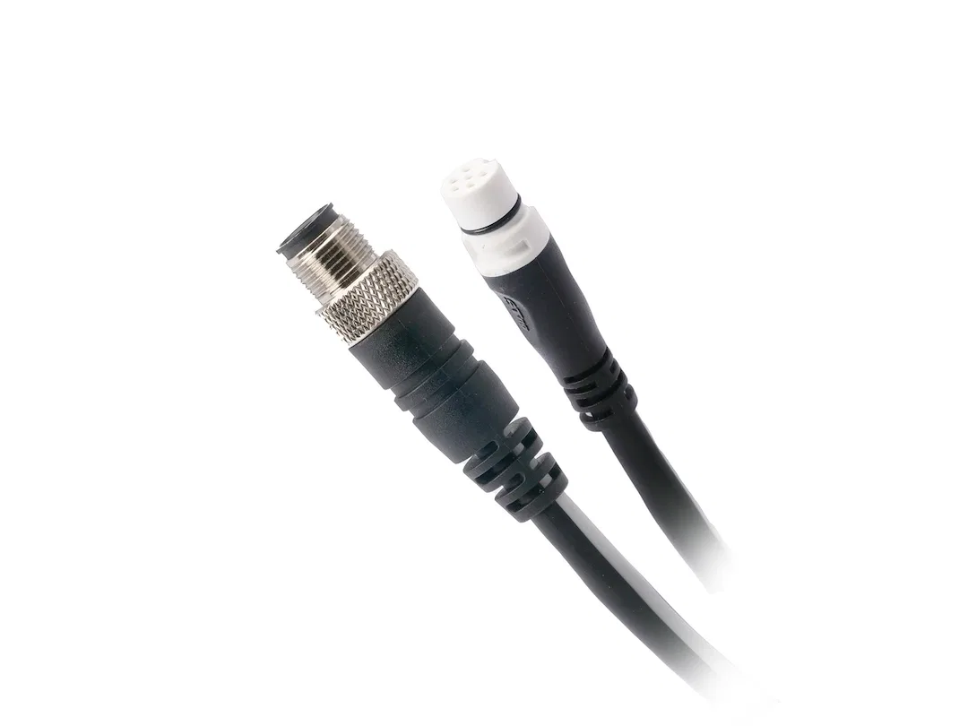 A06076 – RAYMARINE Marine Network Adapter Cable, DeviceNet Male To SeaTalkNG Spur Female Black/ White 1 Meter Length